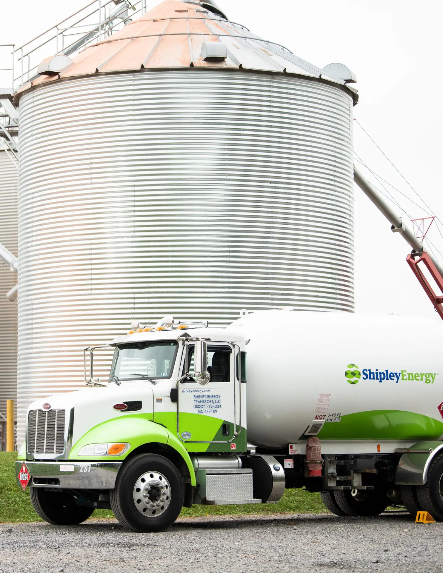 Shipley Energy propane delivery in the field for agriculture and commercial operations